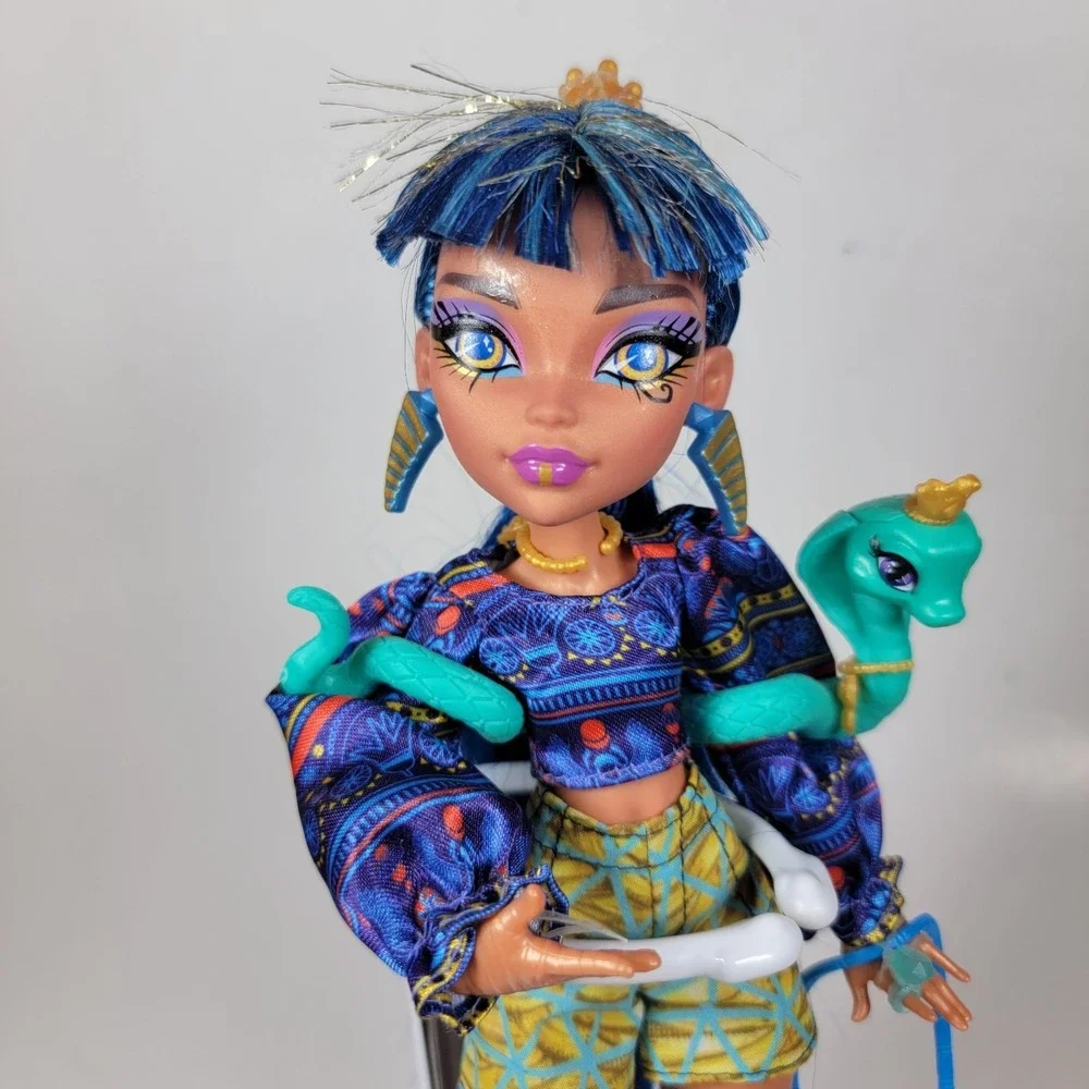 Monster High Faboolous Pets CLEO‎ DE NILE DOLL with Hissette & Tut
